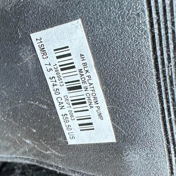 Torrid Platform Pumps Black Size 7.5 - Faux Suede Black (WW) - Picture 8 of 8